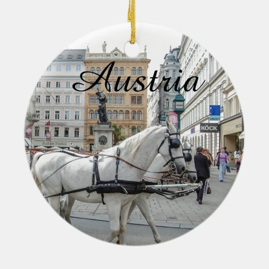 Décoration En Céramique Vienne Autriche (Dos)