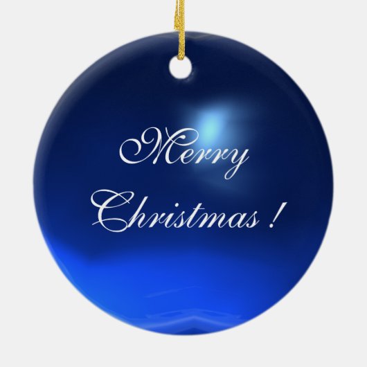 Décoration En Céramique VIERGE AVEC ENFANT, Sapphire Bleu (Dos)