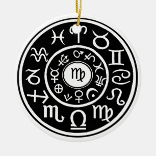 Décoration En Céramique Vierge - Constellation astrologique du zodiaque