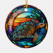 Décoration En Céramique Vierges Iles vacances Souvenir (Devant)