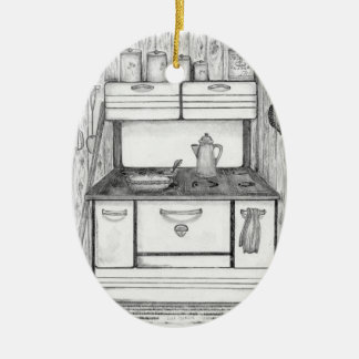 Décoration En Céramique Vieux Cabine Stove