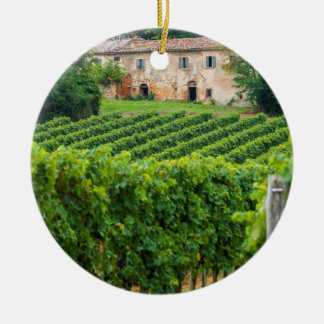 Décoration En Céramique Vieux vignoble toscan et Villa