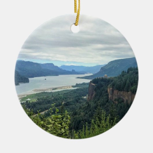 Décoration En Céramique View of Vista House (Devant)