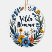 Décoration En Céramique Vilda Blommor Swedish Wildflower (Gauche)