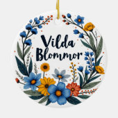 Décoration En Céramique Vilda Blommor Swedish Wildflower (Dos)