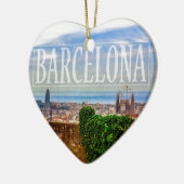 Décoration En Céramique Ville de Barcelone (Gauche)