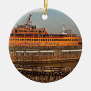 Décoration En Céramique Ville - NY - le ferry de Staten Island