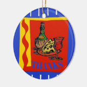 Décoration En Céramique Vin, ajouter, modifier du texte (Gauche)