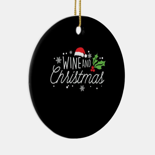 Décoration En Céramique Vin De Noël (Droite)