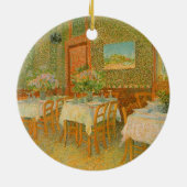 Décoration En Céramique Vincent van Gogh - Intérieur d'un restaurant (Dos)