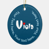 Décoration En Céramique Viola Petit Coeur (Gauche)