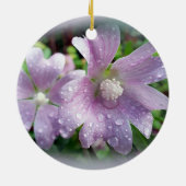 Décoration En Céramique Violet clair (Dos)