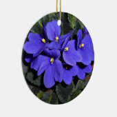 Décoration En Céramique Violet royal bleu africain (Droite)