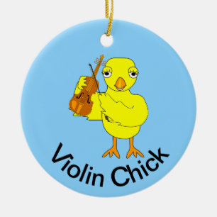 Décoration En Céramique Violon Chick