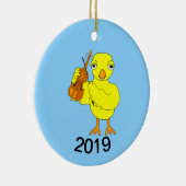 Décoration En Céramique Violon Chick (Droite)