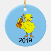 Décoration En Céramique Violon Chick (Dos)