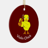 Décoration En Céramique Violon Chick (Droite)