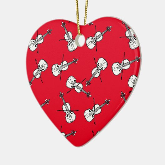 Décoration En Céramique Violons blancs (Gauche)