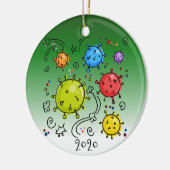 Décoration En Céramique Virus Coronavirus Covid-19 2020 (Gauche)