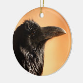 Décoration En Céramique visage de corbeau (Gauche)