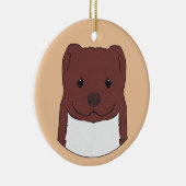 Décoration En Céramique Visage du fuseau (Droite)