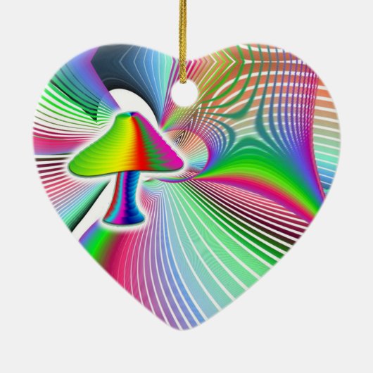 Décoration En Céramique Vision des champignons (Dos)