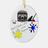 Décoration En Céramique Vitesse de Paintball (Droite)