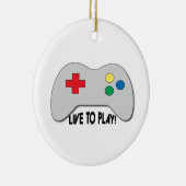 Décoration En Céramique Vivez pour jouer (Droite)