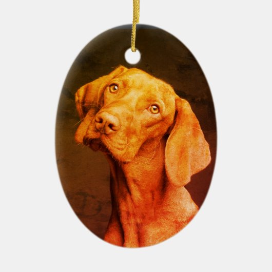 Décoration En Céramique Vizsla (Devant)