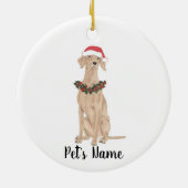 Décoration En Céramique Vizsla personnalisée (Dos)