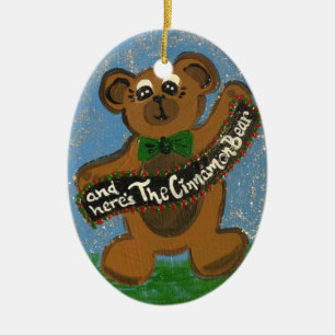 Décoration En Céramique Voici l'ours de cannelle