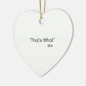 Décoration En Céramique Voilà ce qu'elle a dit (Gauche)