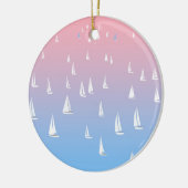 Décoration En Céramique Voiliers de course en haute mer (Gauche)