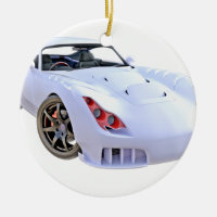 Voiture de discrétion dans le blanc