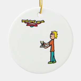 Décoration En Céramique Vol de drone RC