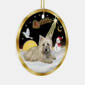 Décoration En Céramique Vol de nuit - Cairn Terrier (Droite)