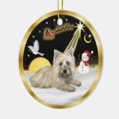 Décoration En Céramique Vol de nuit - Cairn Terrier (Gauche)