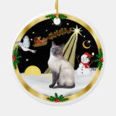 Décoration En Céramique Vol de nuit (GW) - Blue Point Siamese (Dos)