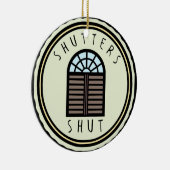 Décoration En Céramique Volets fermés ! (Droite)