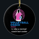Décoration En Céramique Volley-ball - Définition d'entraîneur de volleybal<br><div class="desc">Définition du formateur de volleyball</div>