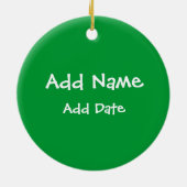 Décoration En Céramique Volley-ball vert (Dos)