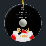 Décoration En Céramique Volleyball 2023 Collectible<br><div class="desc">Le design original "Have a volley jolly Christmas". Pour créer une tenue de Noël,  modifiez le texte pour ajouter le nom du joueur de volley-ball et l'année.</div>