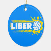 Décoration En Céramique Volleyball de Libero (Gauche)