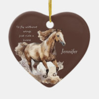 Vols de Noël DATÉ Sans Ailes Cheval Amour