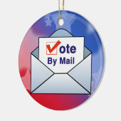 Décoration En Céramique Voter par courrier (Gauche)