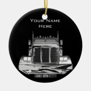 Décoration En Céramique VOTRE de NOM camion fait sur commande de
