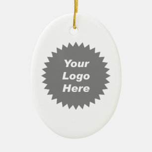 Décoration En Céramique Votre logo commercial ici promo