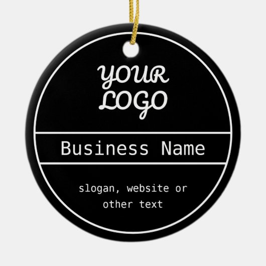 Décoration En Céramique Votre logo | Conception commerciale unique modifia (Devant)