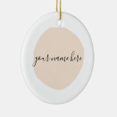 Décoration En Céramique Votre logo d'entreprise rose brosse (Droite)