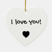 Décoration En Céramique vous allez me manquer (Dos)